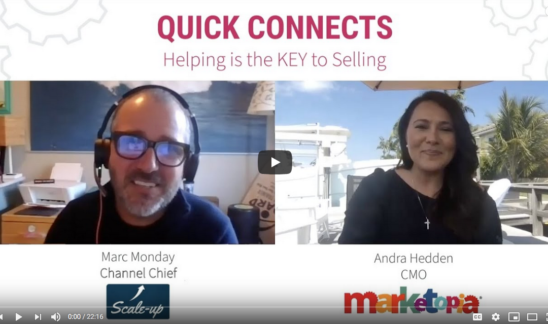 Helping is the KEY to Selling in a Pandemic with Marc Monday